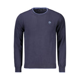 North Sails Blue Wool Men Sweater -   -  North Sails.